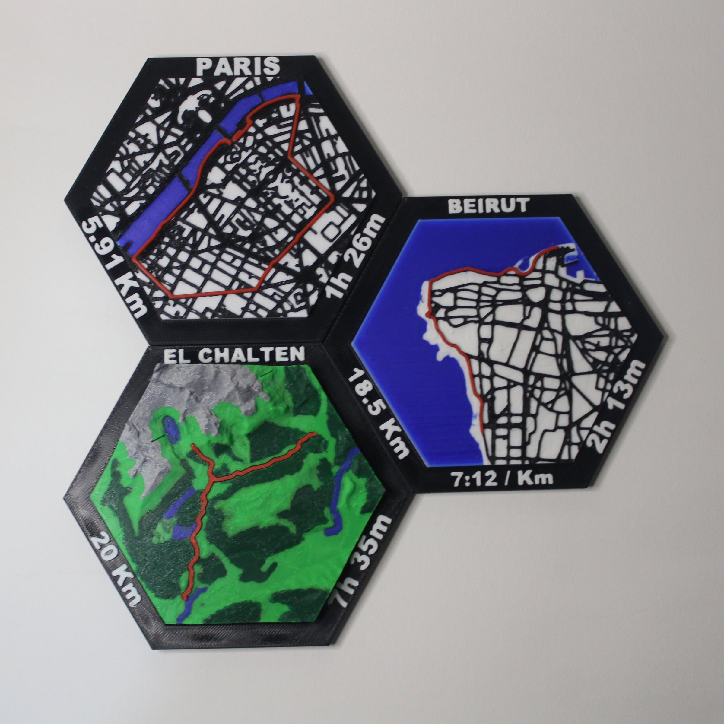 Pack of 3 trails + free stands