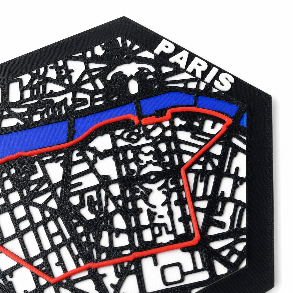 Custom 3d printed trail + free stand